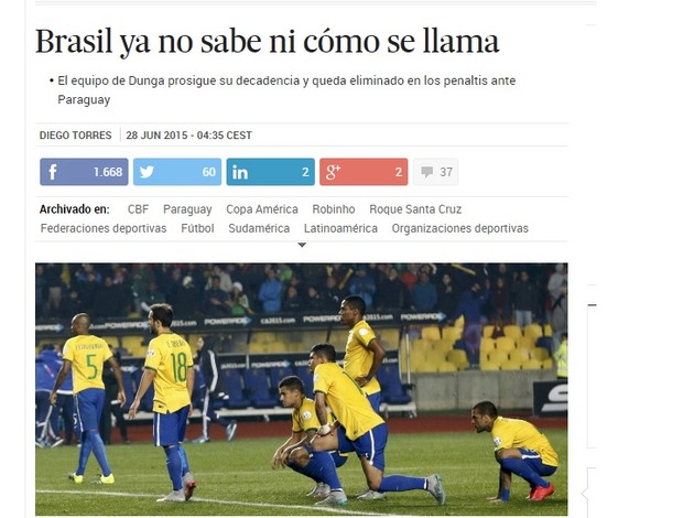 El País comenta sobre o Brasil