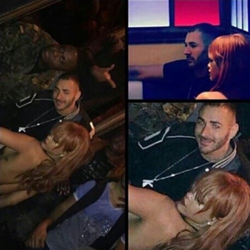 Riri e Benzema juntos em Nova York.