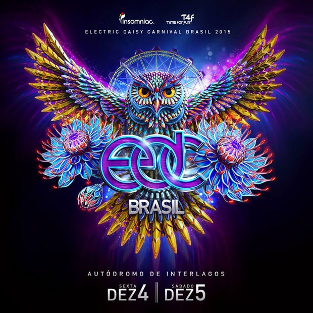 Cartaz da primeira edição brasileira do Electric Daisy Carnival (ED) (Foto: Divulgação)