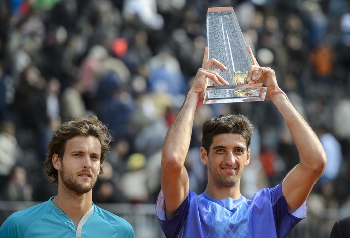 tênis Thomaz Bellucci título Genebra (Foto: AFP)