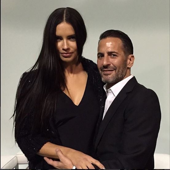 Adriana Lima e Marc Jacobs (Foto: Reprodução do Instagram)