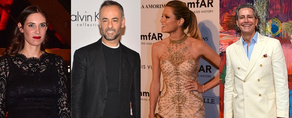 Tatiana Santo Domingo, Francisco Costa, Helena Bordon e Carlos de Souza (Foto: Getty Images)