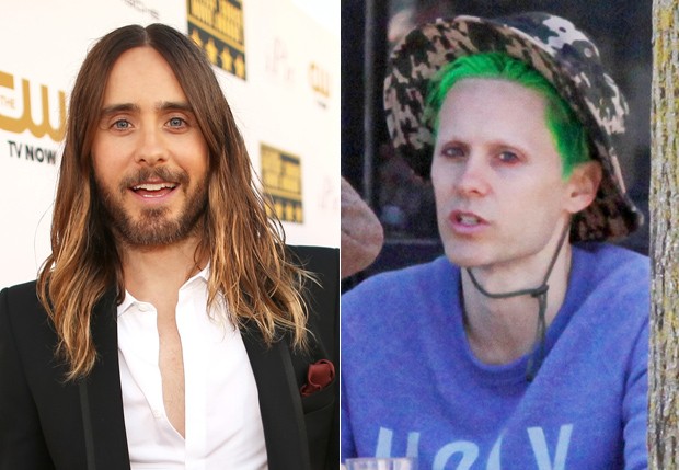 Jared Leto  - antes e depois (Foto: AFP/Grosby)