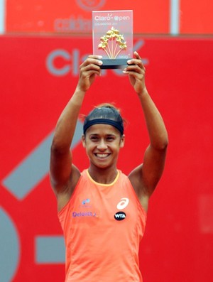 Teliana Pereira campeã WTA de Bogotá tênis (Foto: Divulgação)