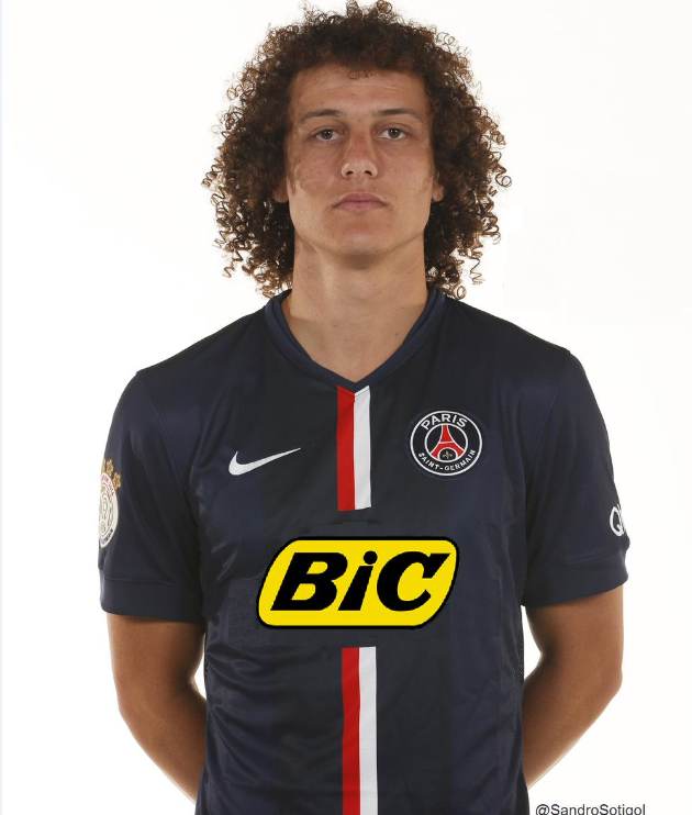 Zoações PSG x Barcelona - David Luiz