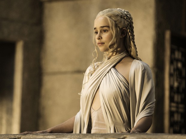 Emilia Clarke como Daenerys Targaryen na quinta temporada de 'Game of thrones' (Foto: Divulgação)