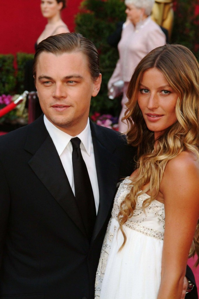 Gisele e diCaprio.