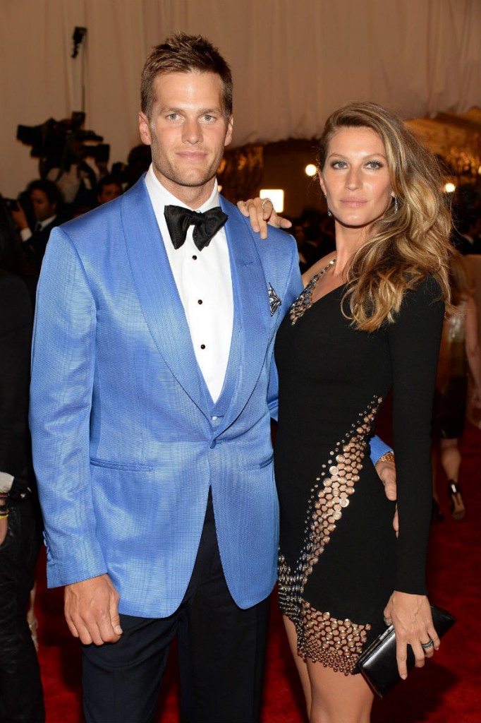 Gisele e o atual marido, Tom Brady.