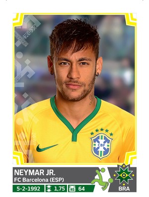 Álbum da Copa América - Neymar Brasil