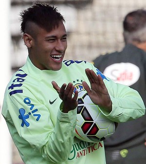 Neymar, treino da Seleção Brasileira (Foto: Rafael Ribeiro / CBF)