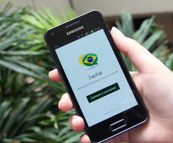 ZapZap é o mensageiro com cara brasileira e recursos semelhantes aos do WhatsApp (Foto: Techtudo/Taisy Pecsen)