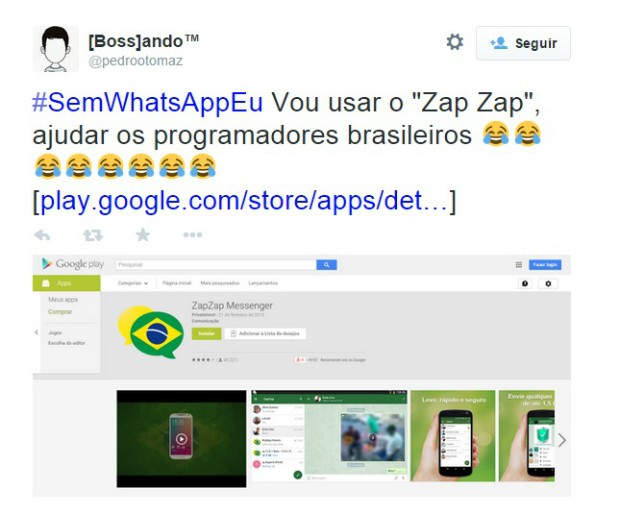 Meme WhatsApp 1 (Foto: Reprodução/Twitter)