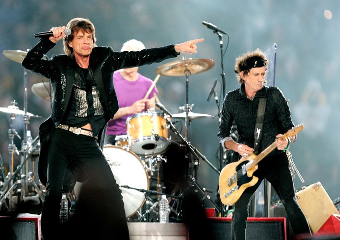 Rolling Stones  superbowl 2006 (Foto: Brian Bahr / Getty Images)