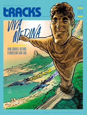 Gabriel medina capa revista Tracks (Foto: Divulgação)